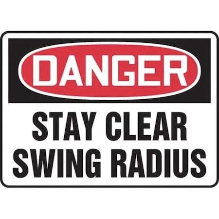 Accuform OSHA DANGER SAFETY SIGN STAY CLEAR FRMEQM124VA FRMEQM124VA